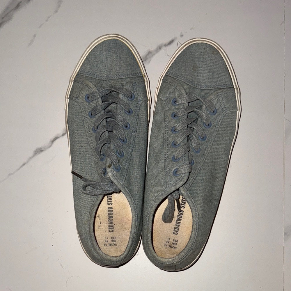 Gray Canvas Sneakers